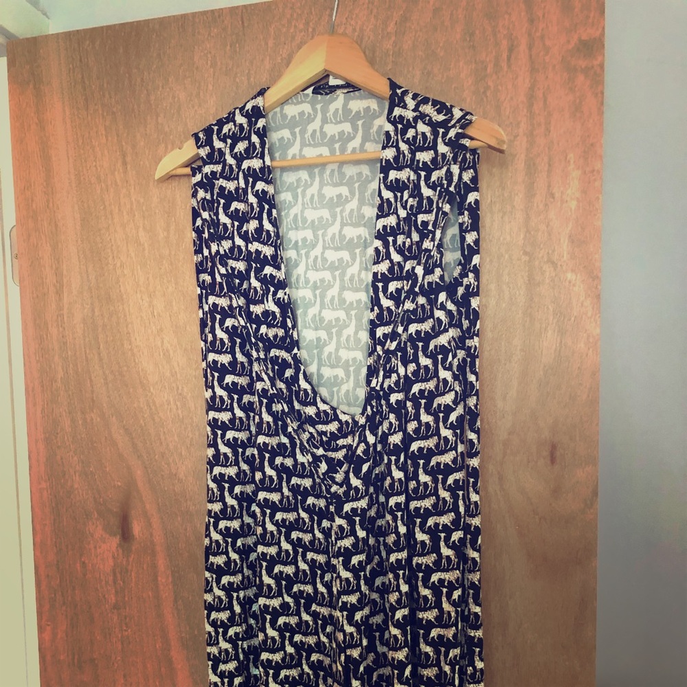 Diane von Fürstenberg wrap dress sleeveless